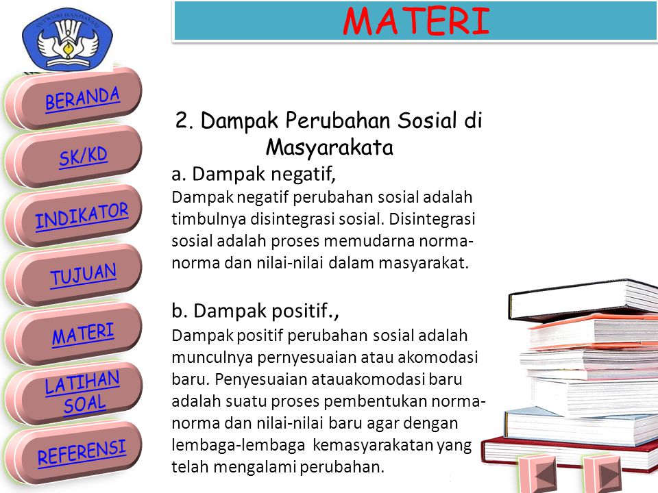 Dampak Positif Dan Negatif Perubahan Sosial